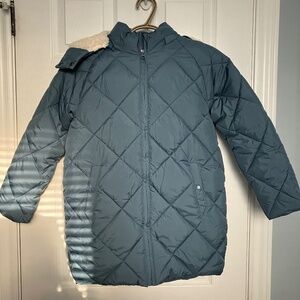 Girls Quilted, Sherpa Lined Puffer Coat -NWOT